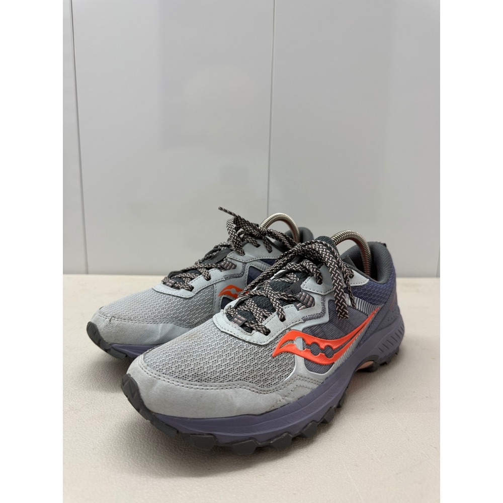 Saucony Excursion TR16 Womens Trail Running Shoes Grey Orange S10744-100 Size 10